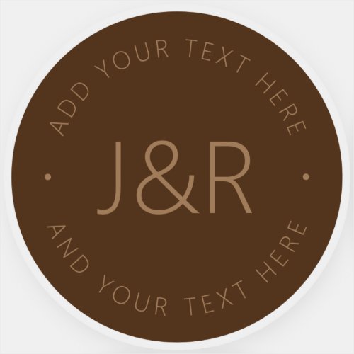 Stylish Customizable Text Sticker