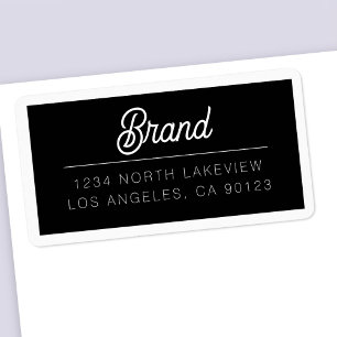Stylish Customizable Text w/Border Label
