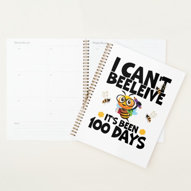 Stylish Customizable Weekly Planner 100 Days (Display)