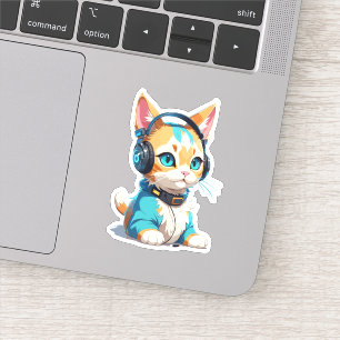 Stylish Cute Cat Sticker