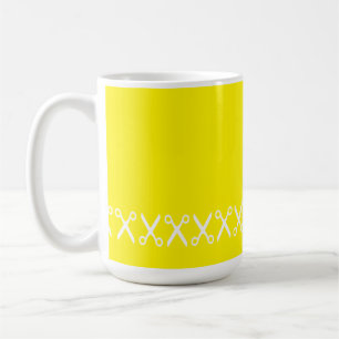Stylish Cutting Scissors Hairdresser Tailor Coffee Mug