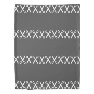 Stylish Cutting Scissors Hairdresser Tailor Duvet Cover