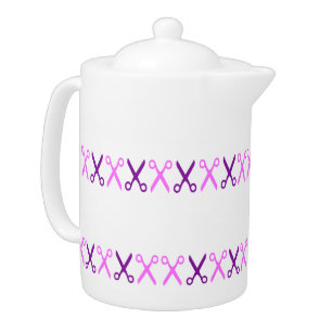 Stylish Cutting Scissors Hairdresser Tailor Teapot