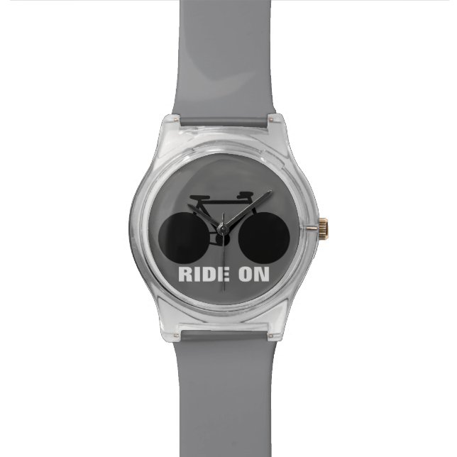 stylish cycling ride on wrist watch (Close Up)