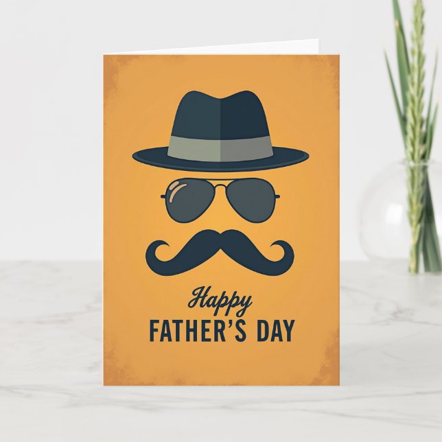Stylish Dads Day Card (Front)