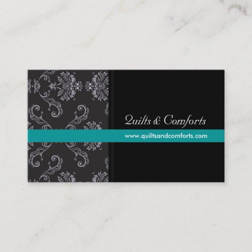 Stylish Damask Business Cards