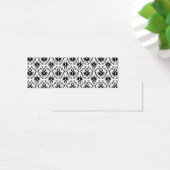 Stylish Damask Design, Black and White. (Desk)
