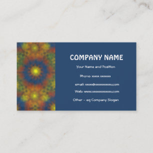 Stylish Dark Blue Business Card