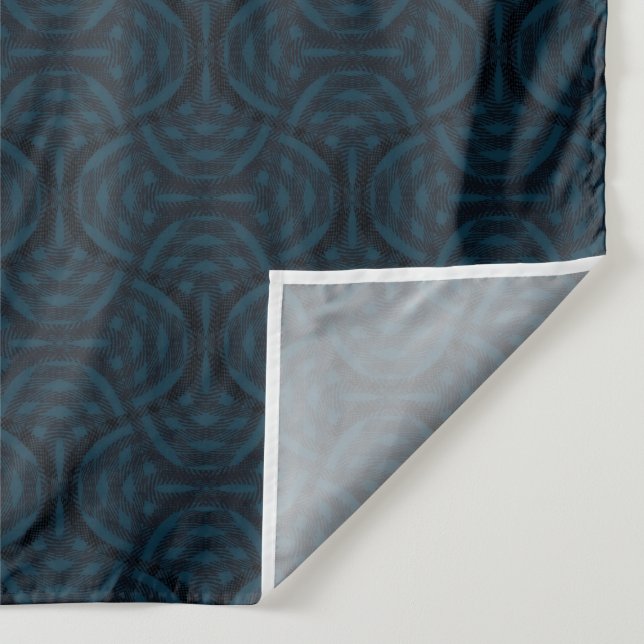 Stylish dark blue in art deco style. tapestry (Detail)
