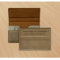 Stylish Debossed Leather Business Card Holder