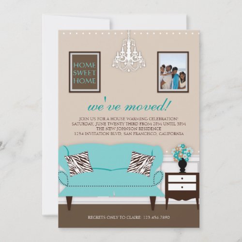 Stylish Decor Housewarming Invite