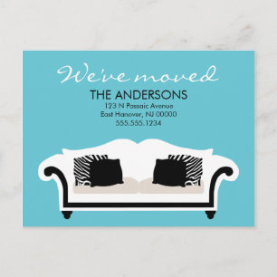 Stylish Decor Moving Announcements