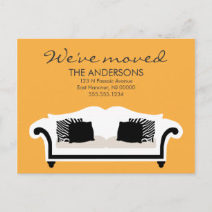 Stylish Decor Moving Announcements