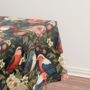 Stylish decorativ Vintage Birds & Flowers Patterns Tablecloth