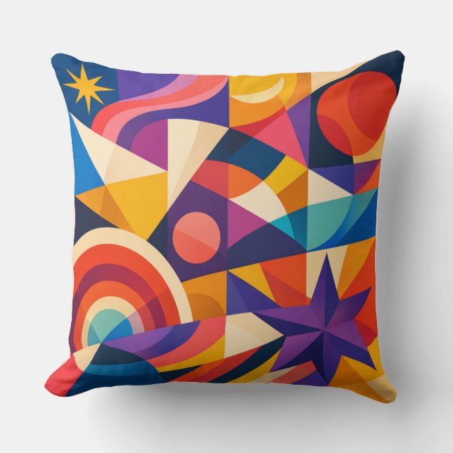 Stylish Decorative Throw Pillow | Modern & Cozy Ho (Front)