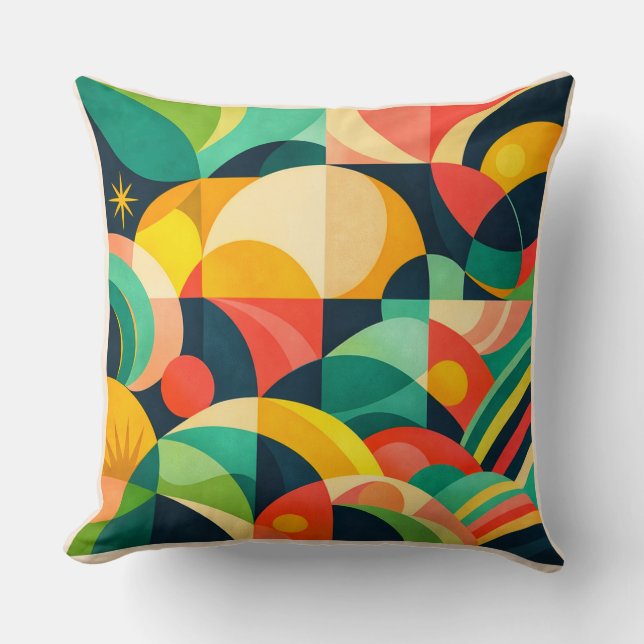 Stylish Decorative Throw Pillow | Modern & Cozy Ho (Front)
