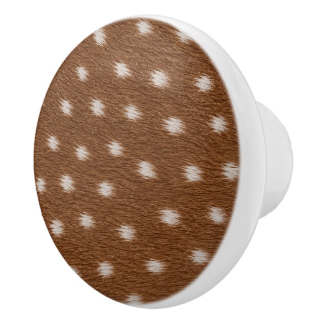 Stylish Deer Pattern Ceramic Drawer Knob Accent (Right)