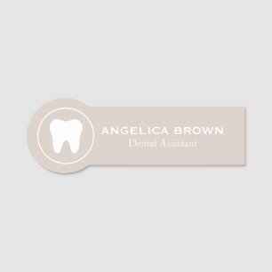 Stylish Dental Assistant Name Tag