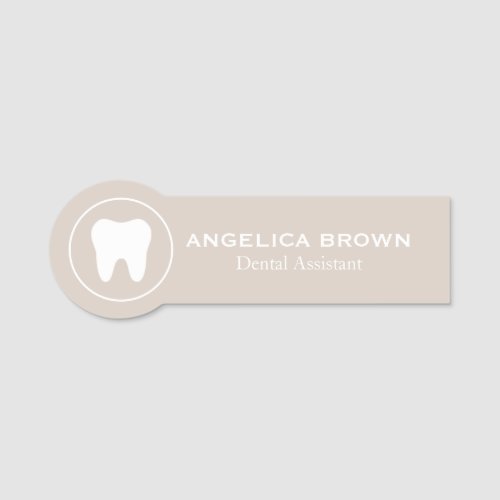 Stylish Dental Assistant Name Tag