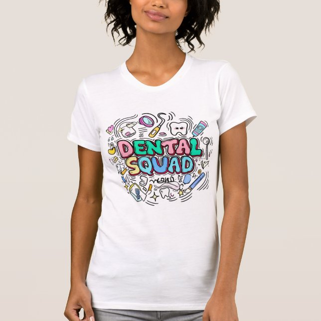 Stylish Dental Squad T-Shirt for Men & Women  (Front)
