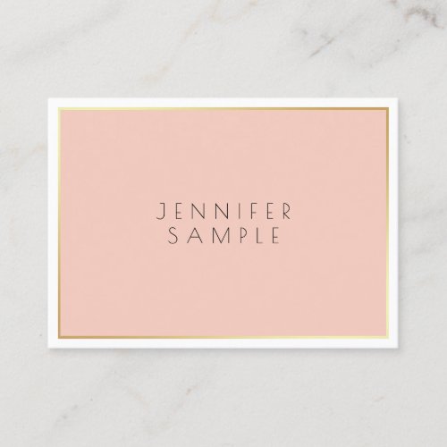 Stylish Design Elegant Sleek Professional Modern Business Card