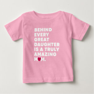 Stylish Design Expression text for Mothers day Baby T-Shirt