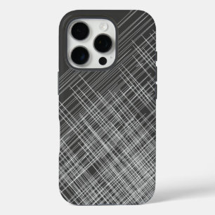 Stylish Design on Dark Gray iPhone 16 Pro Case