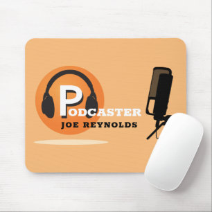Stylish Design, Podcaster, Podcast Mouse Pad