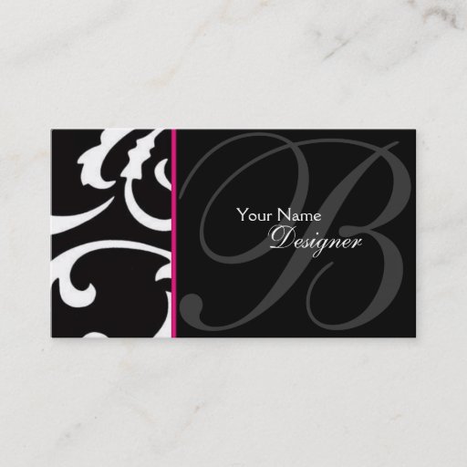 Customizable Stylish Designer Business Card