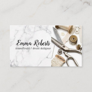 Stylish Designs and Perfect Stitches Thread Reels Business Card