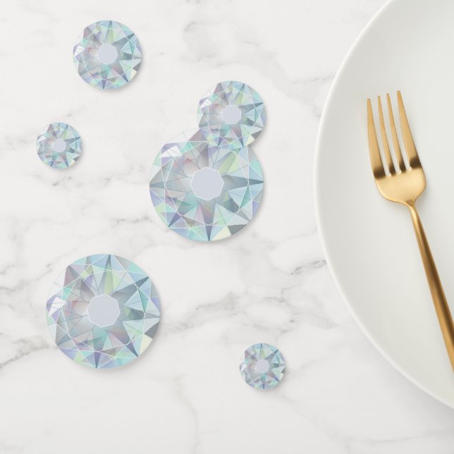 Stylish Diamond Gemstone Party Table Confetti (Group)
