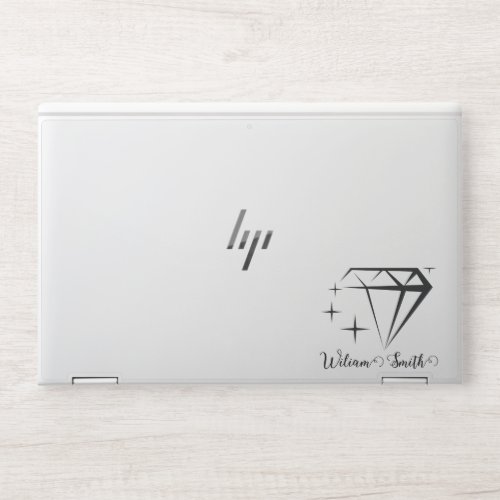 Stylish Dimond Monogram  HP Laptop Skin