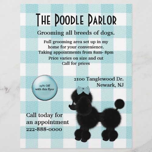 Stylish Dog Care Flyer