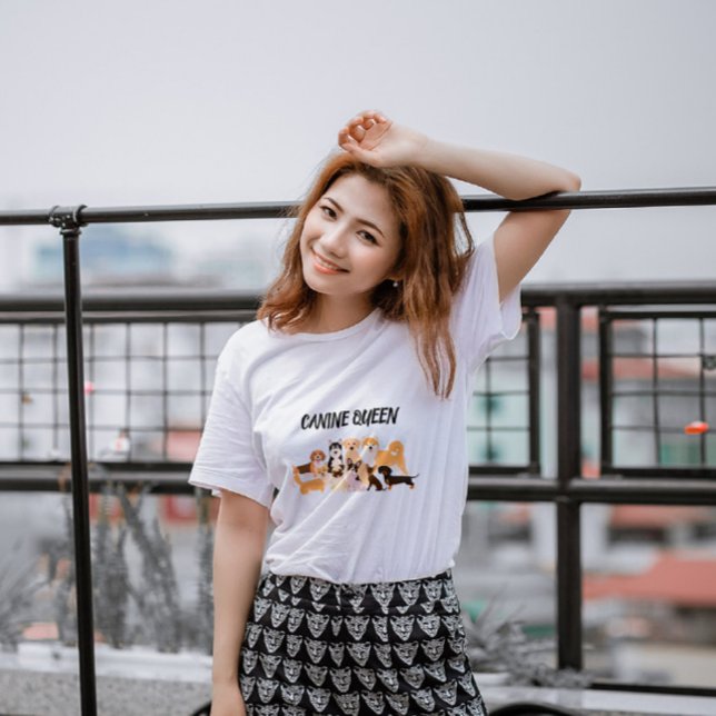 Stylish Dog Mom T-Shirt  (Creator Uploaded)