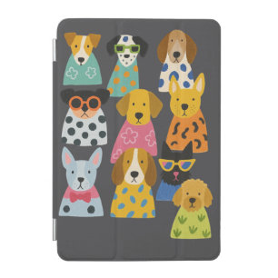 Stylish Dogs  Funny Pet Lover Gift iPad Mini Cover