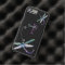 Stylish Dragonfly Black Monogrammed