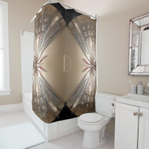 Stylish Dramatic Shower Curtain