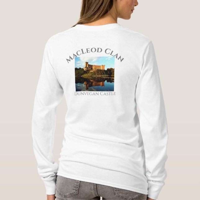 Stylish Dunvegan Castle – MacLeod Clan T-Shirt (Back)
