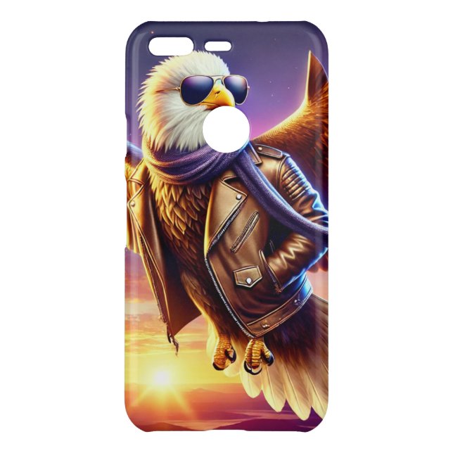 Stylish Eagle Design Phone Case (Back)