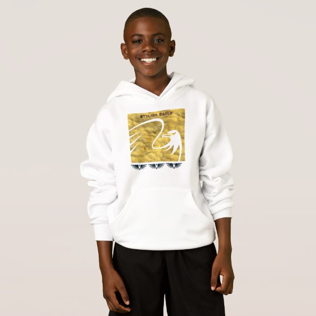 Stylish Eagle Hoodie (Front Full)