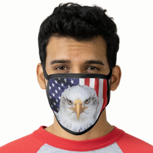 Stylish Eagle The American Flag Patriotic Face Mask