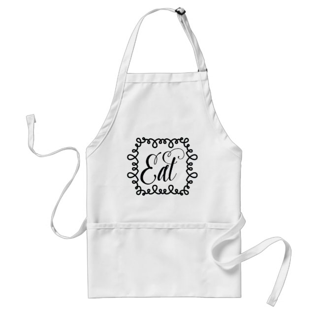 Stylish Eat Adult Apron (Front)