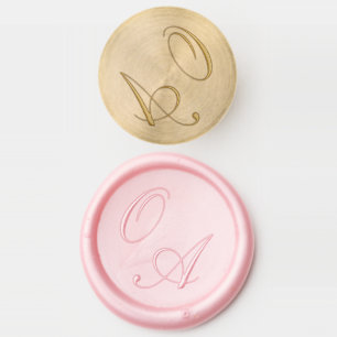 Stylish elegant chic wedding wax seal stamp