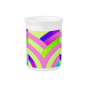 stylish elegant modern chevrons beverage pitcher