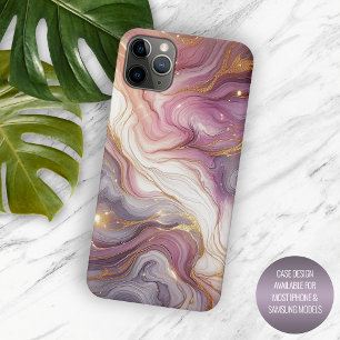 Stylish Elegant Modern Marble Art Pattern Design iPhone 15 Pro Max Case