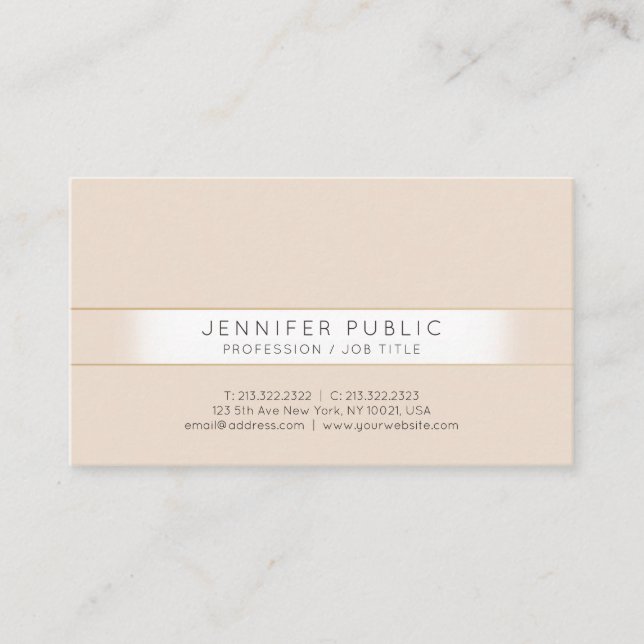 Stylish Elegant Trend Design Modern Professional Business Card (Front)