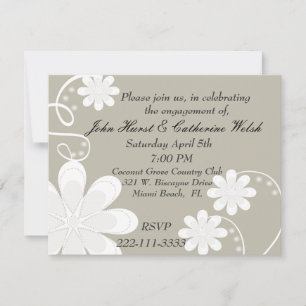 Stylish engagement party Invitation