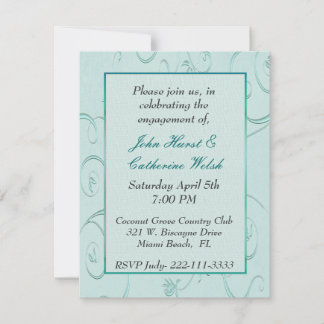 Stylish engagement party Invitation