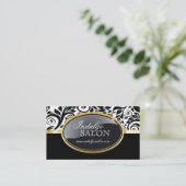 Stylish Esthetician Business Cards (Standing Front)