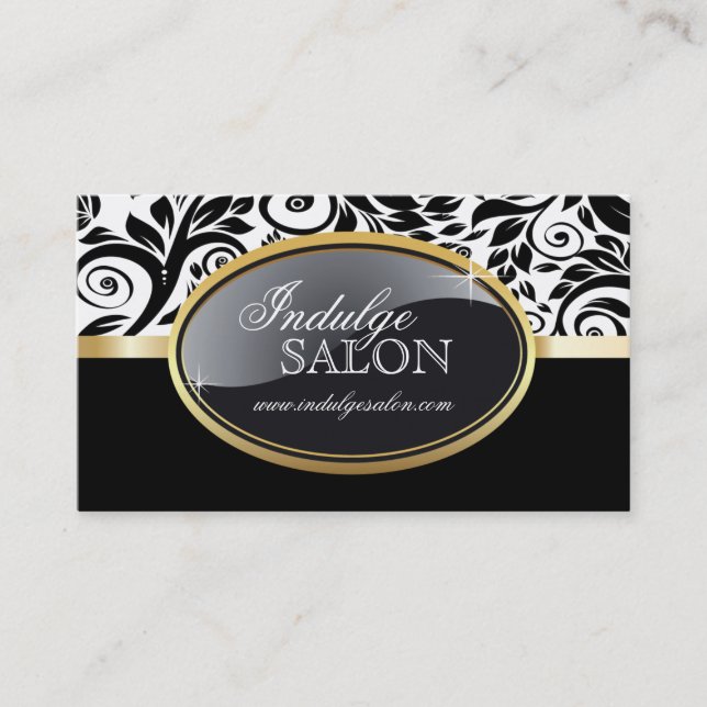Stylish Esthetician Business Cards (Front)